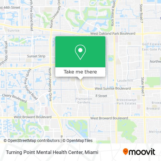 Turning Point Mental Health Center map