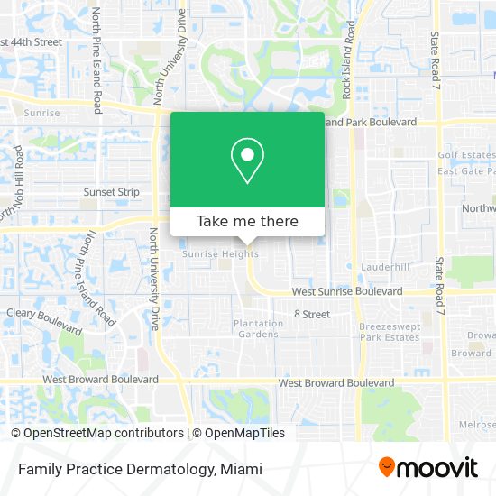 Mapa de Family Practice Dermatology