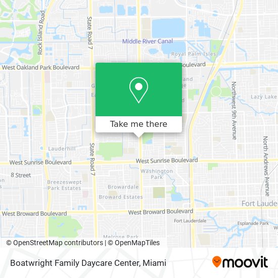 Mapa de Boatwright Family Daycare Center