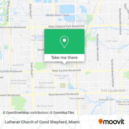 Lutheran Church of Good Shepherd map