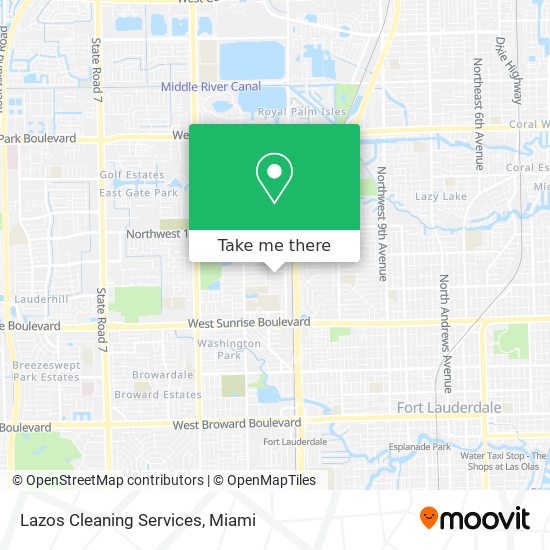 Mapa de Lazos Cleaning Services