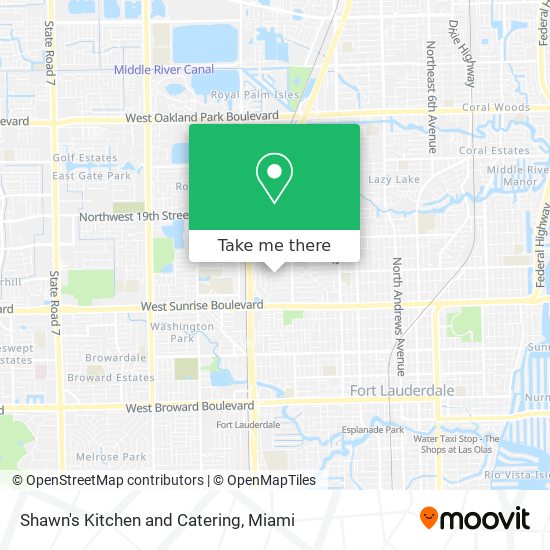 Mapa de Shawn's Kitchen and Catering