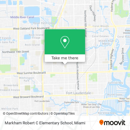 Markham Robert C Elementary School map