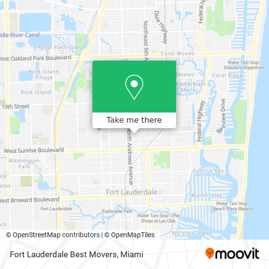 Fort Lauderdale Best Movers map