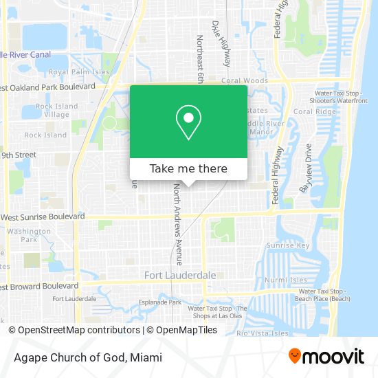 Agape Church of God map