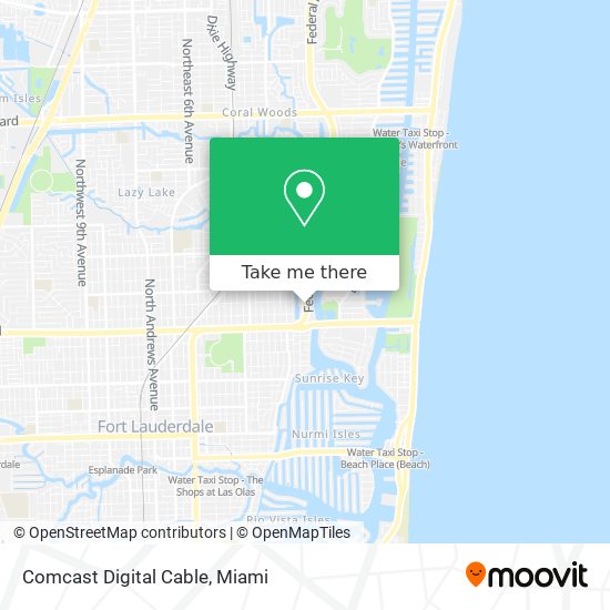 Comcast Digital Cable map