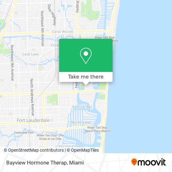 Bayview Hormone Therap map
