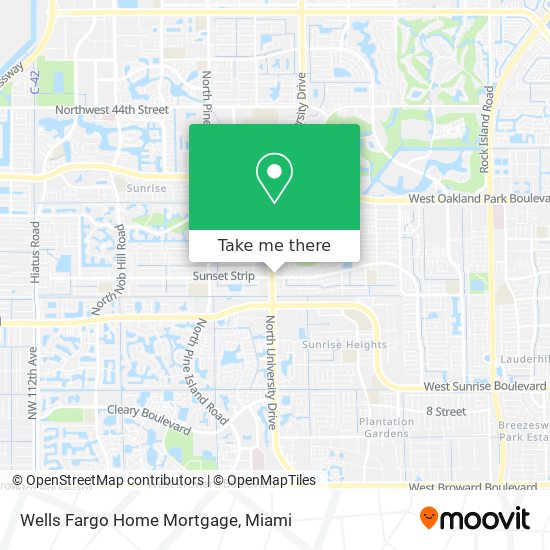 Wells Fargo Home Mortgage map