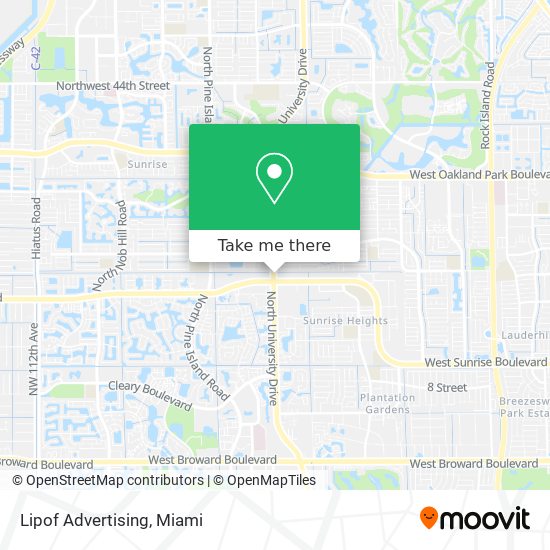 Lipof Advertising map