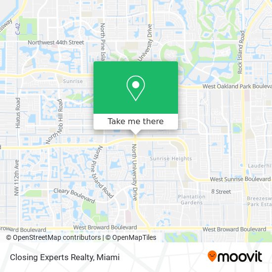 Closing Experts Realty map