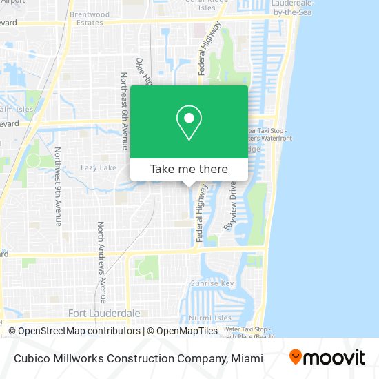 Cubico Millworks Construction Company map