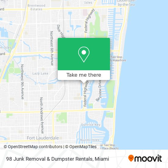 98 Junk Removal & Dumpster Rentals map