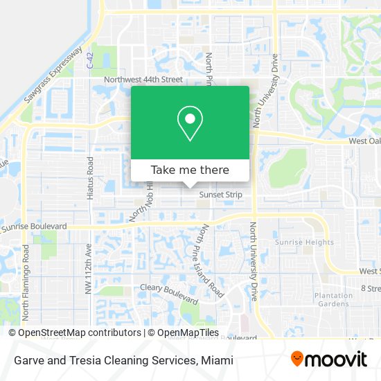 Garve and Tresia Cleaning Services map