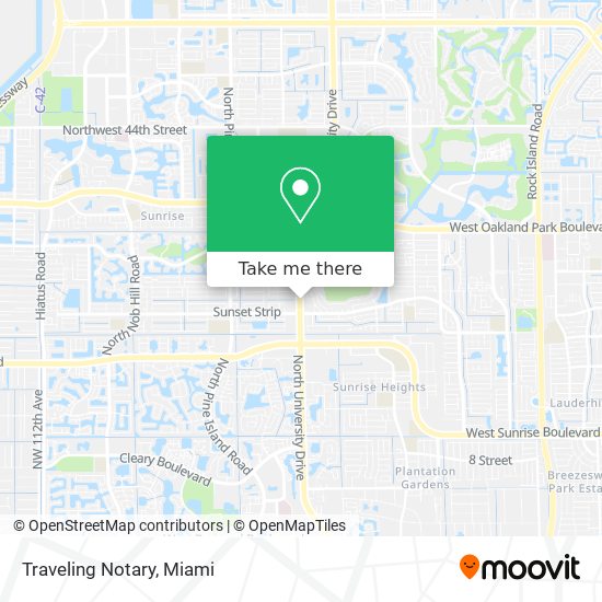 Traveling Notary map