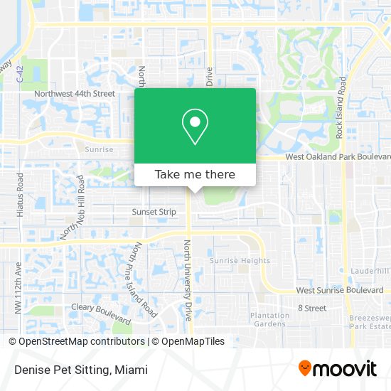 Mapa de Denise Pet Sitting