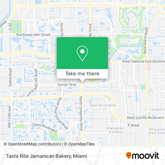 Mapa de Taste Rite Jamanican Bakery