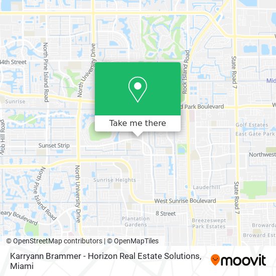 Mapa de Karryann Brammer - Horizon Real Estate Solutions