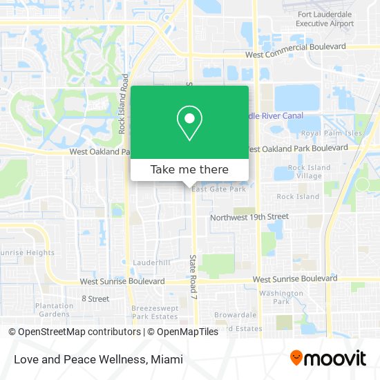 Mapa de Love and Peace Wellness