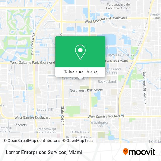 Lamar Enterprises Services map