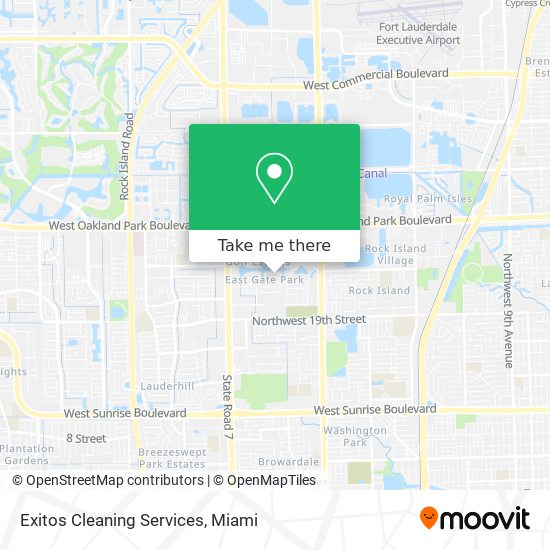 Exitos Cleaning Services map