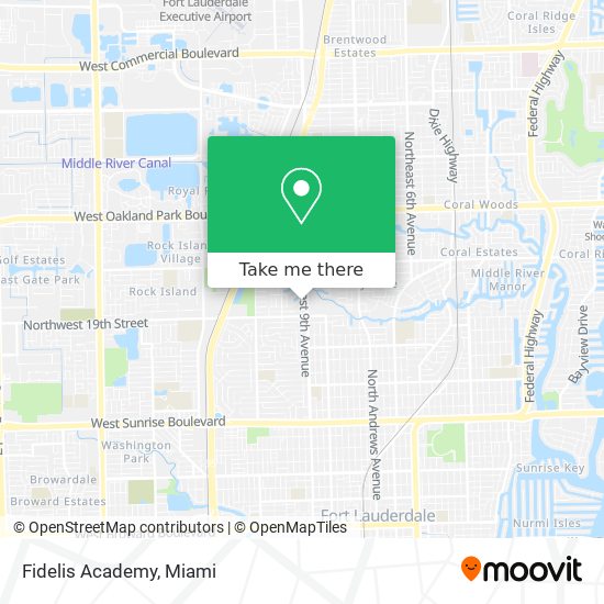 Fidelis Academy map