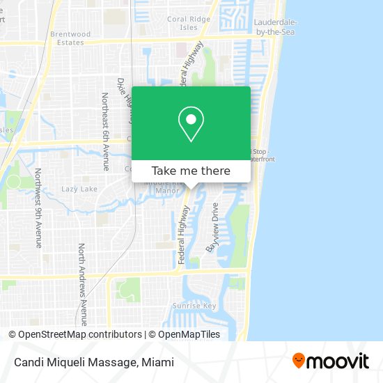 Candi Miqueli Massage map