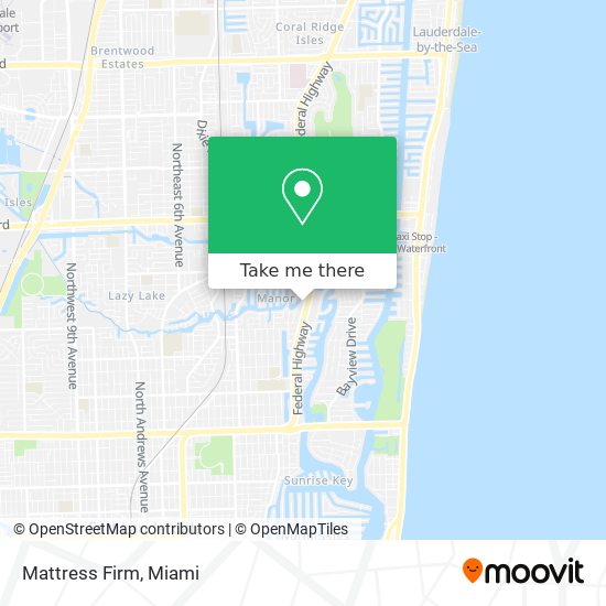 Mapa de Mattress Firm