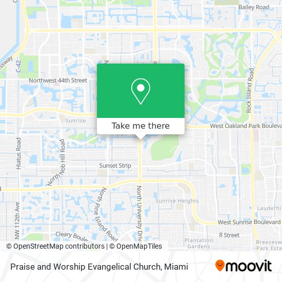 Mapa de Praise and Worship Evangelical Church