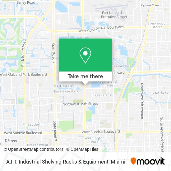 A.I.T. Industrial Shelving Racks & Equipment map