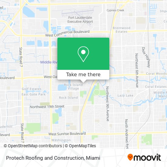 Mapa de Protech Roofing and Construction