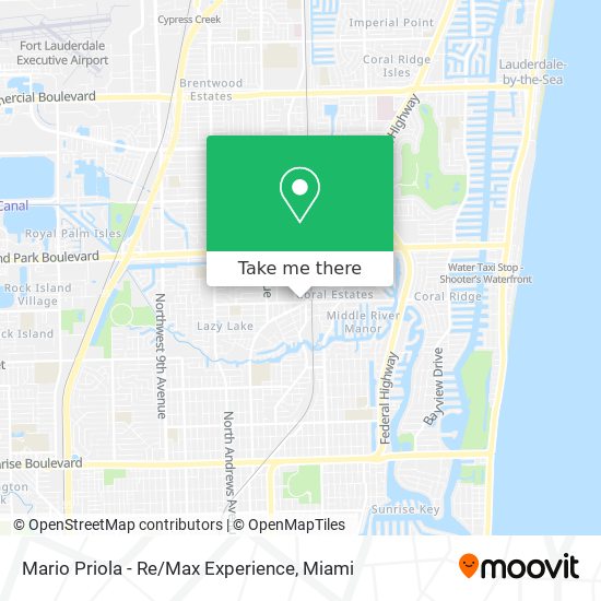 Mario Priola - Re / Max Experience map