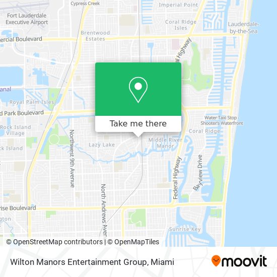 Wilton Manors Entertainment Group map