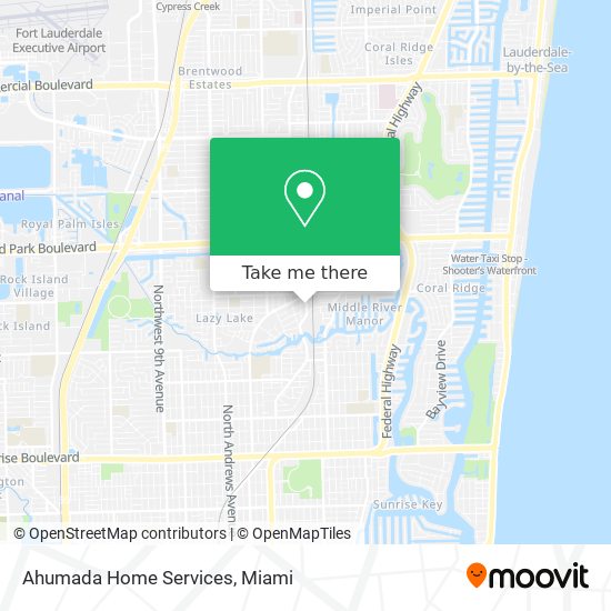 Ahumada Home Services map