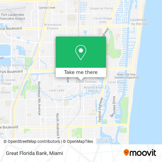 Great Florida Bank map