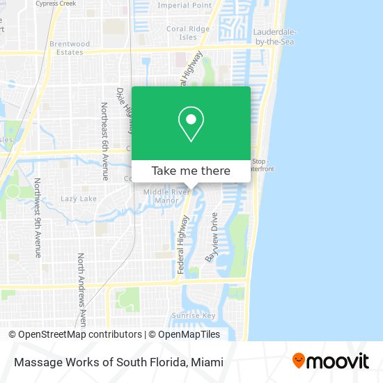 Mapa de Massage Works of South Florida