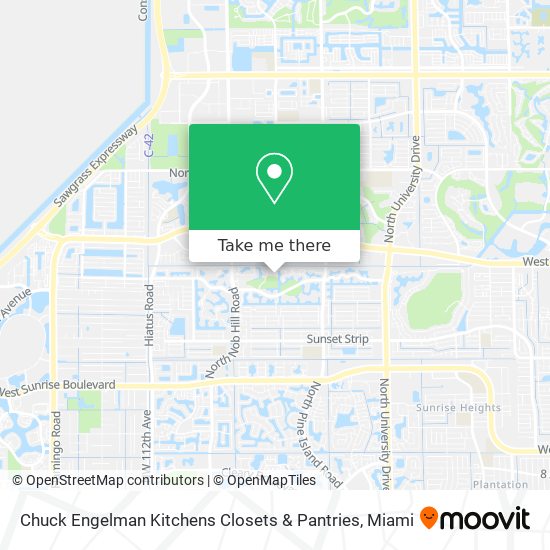 Chuck Engelman Kitchens Closets & Pantries map