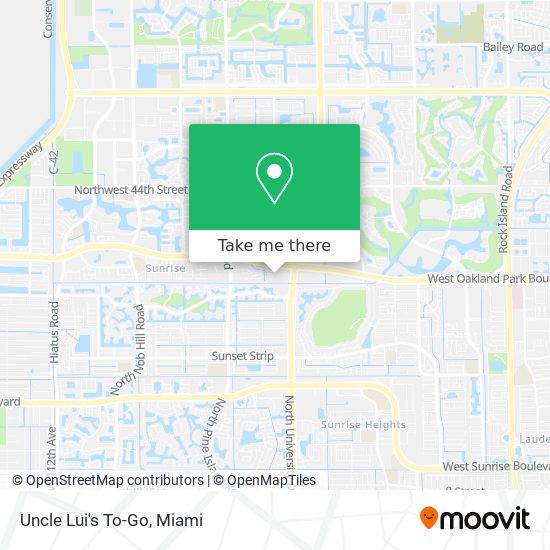 Mapa de Uncle Lui's To-Go