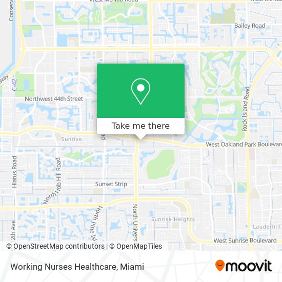 Working Nurses Healthcare map