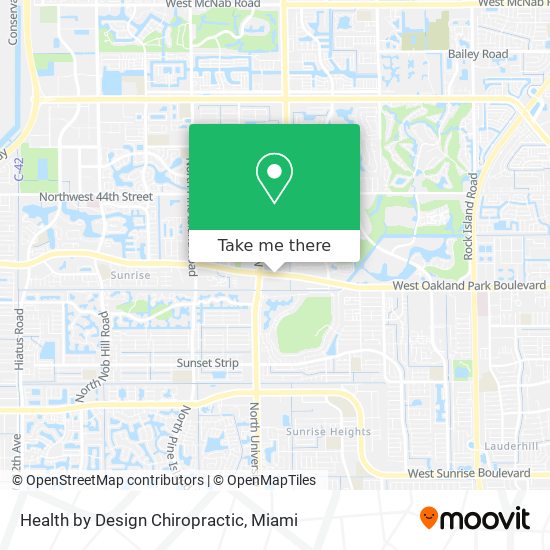 Health by Design Chiropractic map