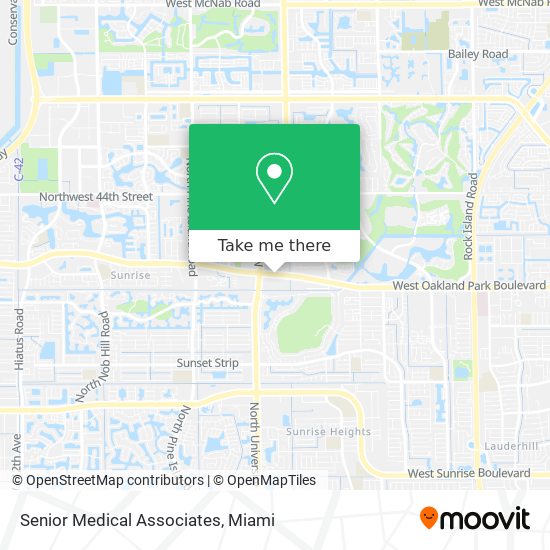 Senior Medical Associates map