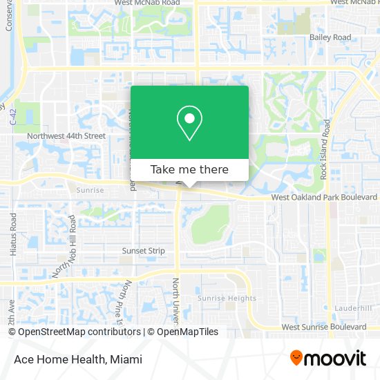 Ace Home Health map