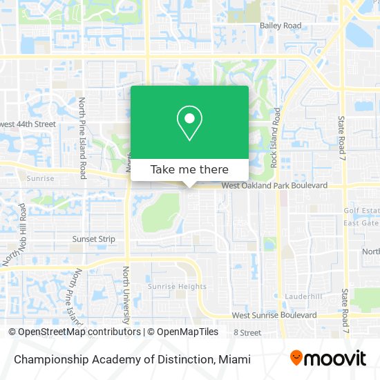 Mapa de Championship Academy of Distinction