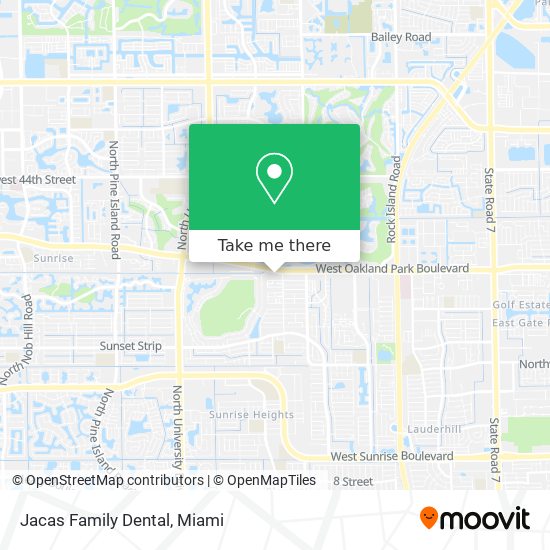 Mapa de Jacas Family Dental