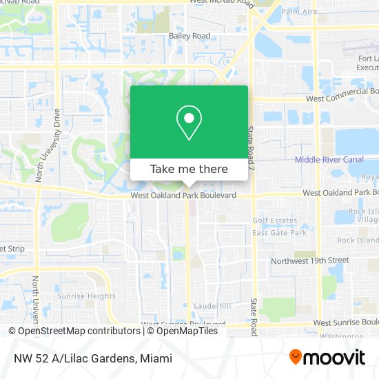 Mapa de NW 52 A/Lilac Gardens