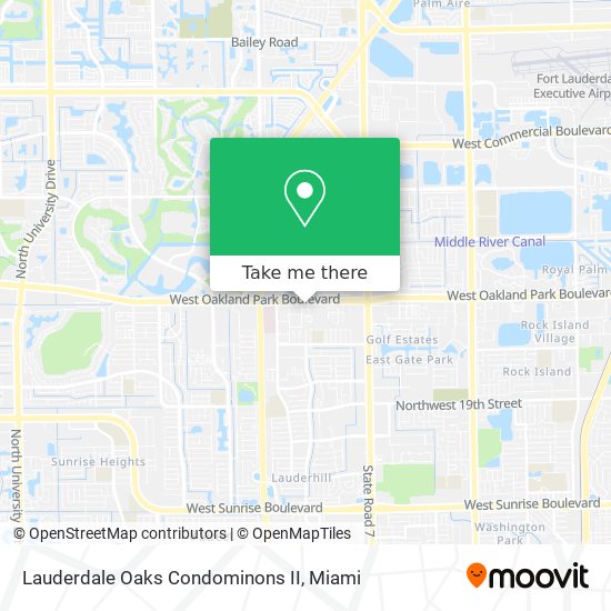 Lauderdale Oaks Condominons II map