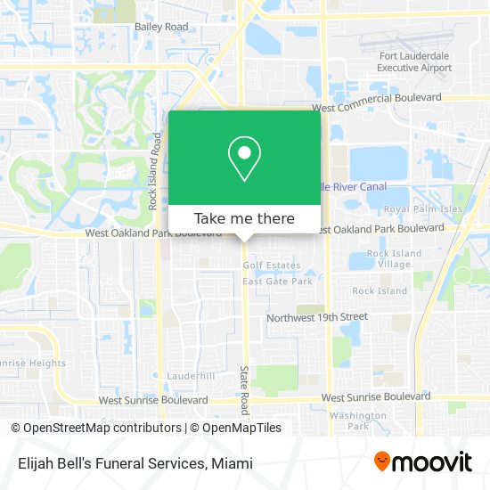 Elijah Bell's Funeral Services map