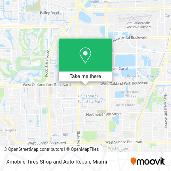 Xmobile Tires Shop and Auto Repair map