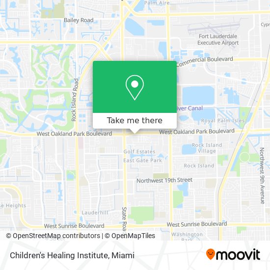 Children's Healing Institute map