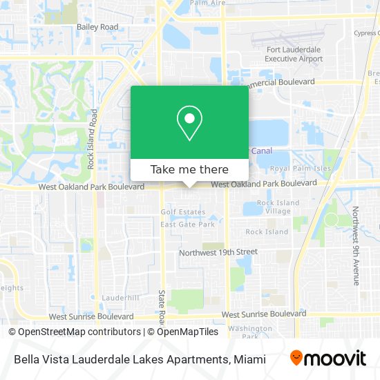 Bella Vista Lauderdale Lakes Apartments map