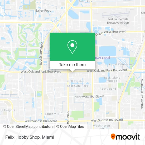Felix Hobby Shop map